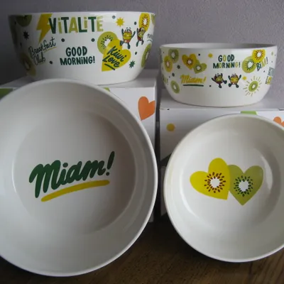 Lot 4 bols " Zespri "